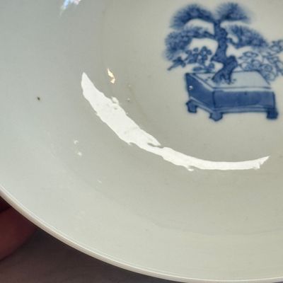 A Chinese blue and white 'Ode to the Red Cliff' bowl — foto 8
