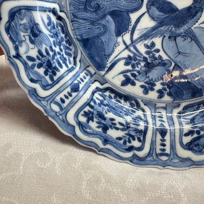 A Chinese blue and white 'Pheasants' plate — foto 2
