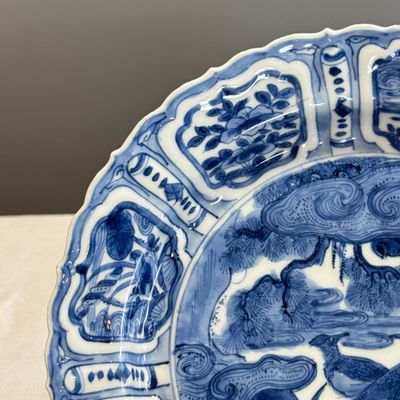 A Chinese blue and white 'Pheasants' plate — foto 3