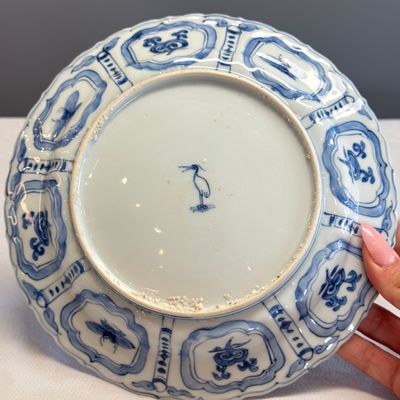 A Chinese blue and white 'Pheasants' plate — foto 9
