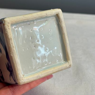A Chinese blue and white 'Playing Boys' square flask — foto 15