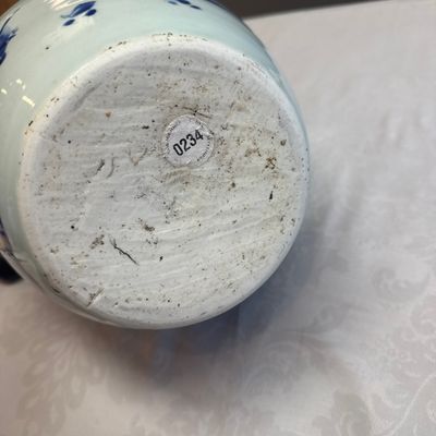 A Chinese blue and white 'Qilin, Phoenix and Magpie' jar — photo 17