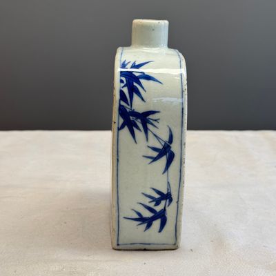 A Chinese blue and white 'Roosters' tea caddy — foto 10