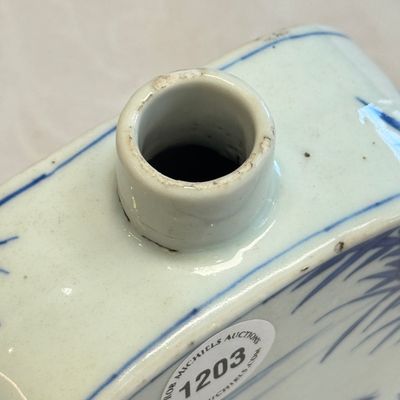 A Chinese blue and white 'Roosters' tea caddy — foto 11