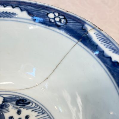 A Chinese blue and white 'Shoulao and Eight Immortals' bowl — foto 8
