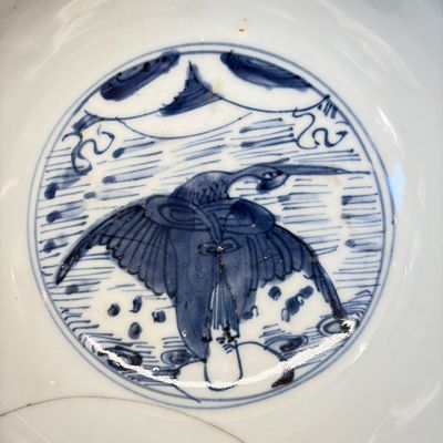 A Chinese blue and white 'Shoulao and Eight Immortals' bowl — foto 12