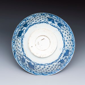 A Chinese blue and white 'Shoulao and Eight Immortals' bowl — foto 7