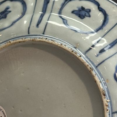 A Chinese blue and white 'Stork' plate — foto 16