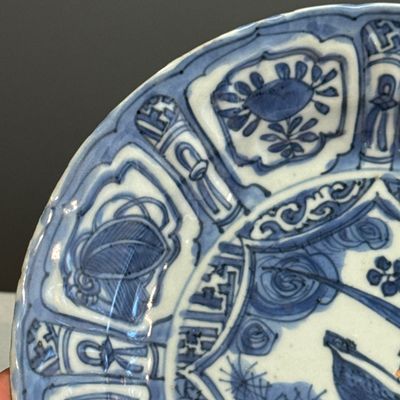 A Chinese blue and white 'Stork' plate — foto 4