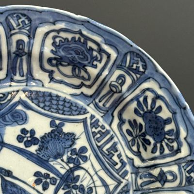 A Chinese blue and white 'Stork' plate — foto 5