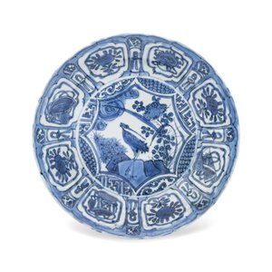 A Chinese blue and white 'Stork' plate — foto 1