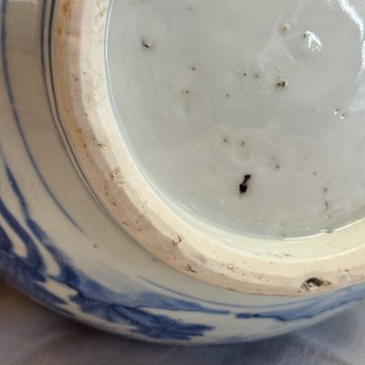 A Chinese blue and white 'Zhu Lin Qi Xian 竹林七賢' bottle vase — 照片 19