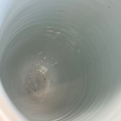 A Chinese blue and white beaker and cover with floral design — photo 20