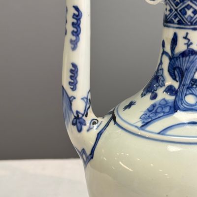 A Chinese blue and white ewer for the Persian market — 照片 3