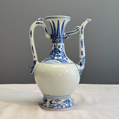 A Chinese blue and white ewer for the Persian market — 照片 8