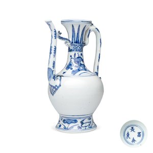 A Chinese blue and white ewer for the Persian market — 照片 1