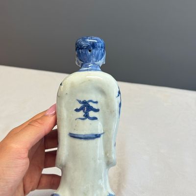 A Chinese blue and white figure of Li Tieguai — foto 17