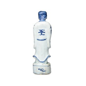 A Chinese blue and white figure of Li Tieguai — foto 4