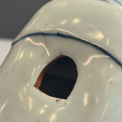 A Chinese blue and white figure of a Daoist deity — photo 16