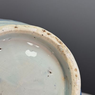 A Chinese blue and white garlic-mouth bottle vase — photo 21