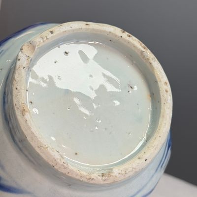 A Chinese blue and white garlic-mouth bottle vase — photo 23