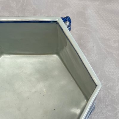 A Chinese blue and white hexagonal censer — foto 17