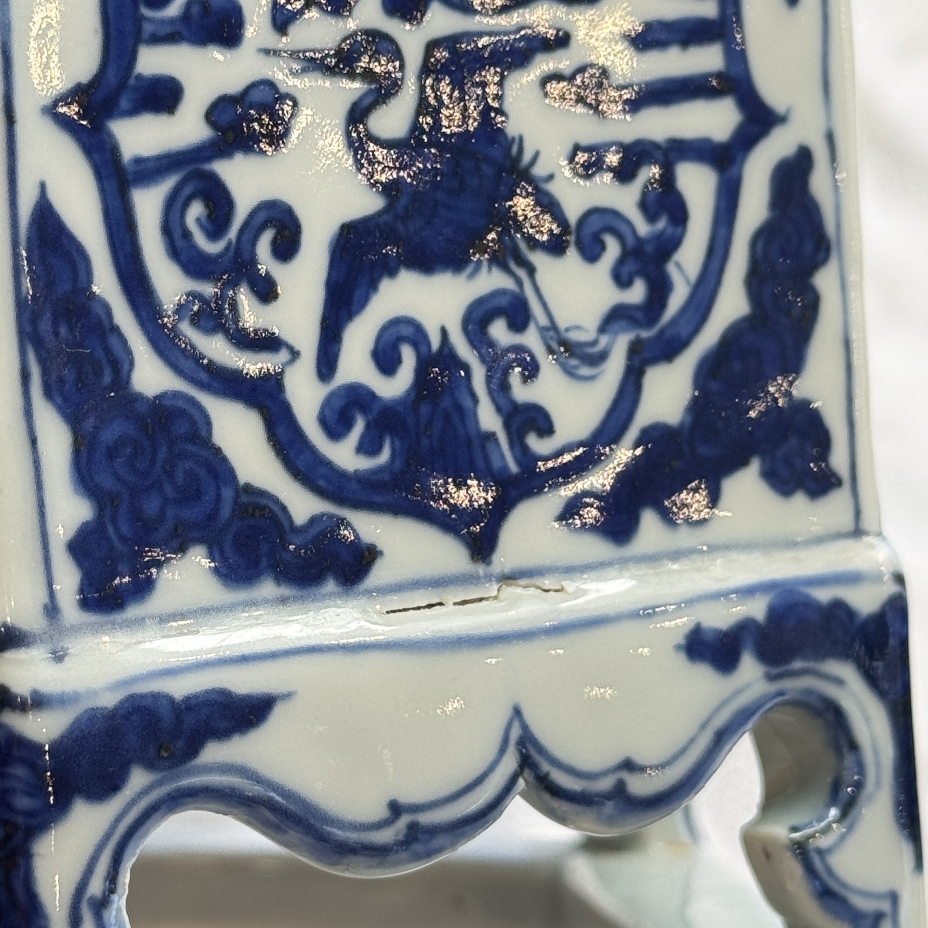 A Chinese blue and white hexagonal censer — foto 40