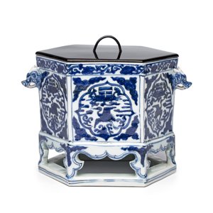 A Chinese blue and white hexagonal censer — foto 2