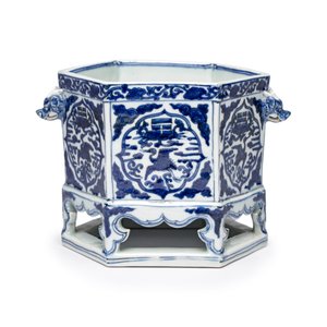 A Chinese blue and white hexagonal censer — foto 3