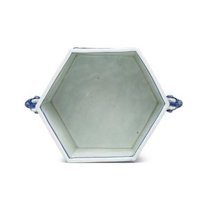 A Chinese blue and white hexagonal censer — foto 10