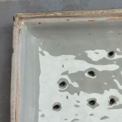 A Chinese blue and white openwork rectangular box and cover — photo 16