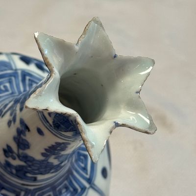 A Chinese blue and white pomegranate-shaped ewer — photo 11