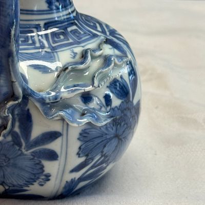 A Chinese blue and white pomegranate-shaped ewer — photo 8