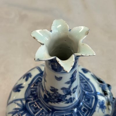 A Chinese blue and white pomegranate-shaped ewer — 照片 8