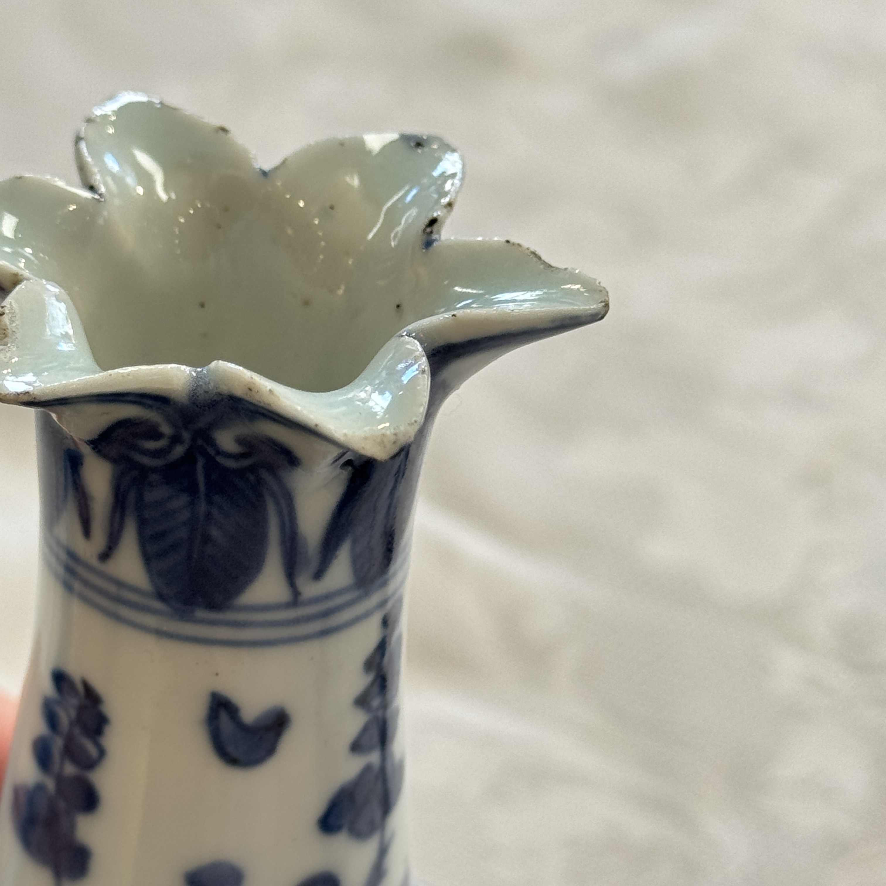 A Chinese blue and white pomegranate-shaped ewer — 照片 18