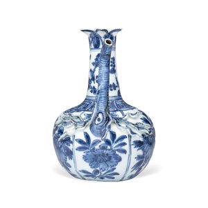 A Chinese blue and white pomegranate-shaped ewer — 照片 5