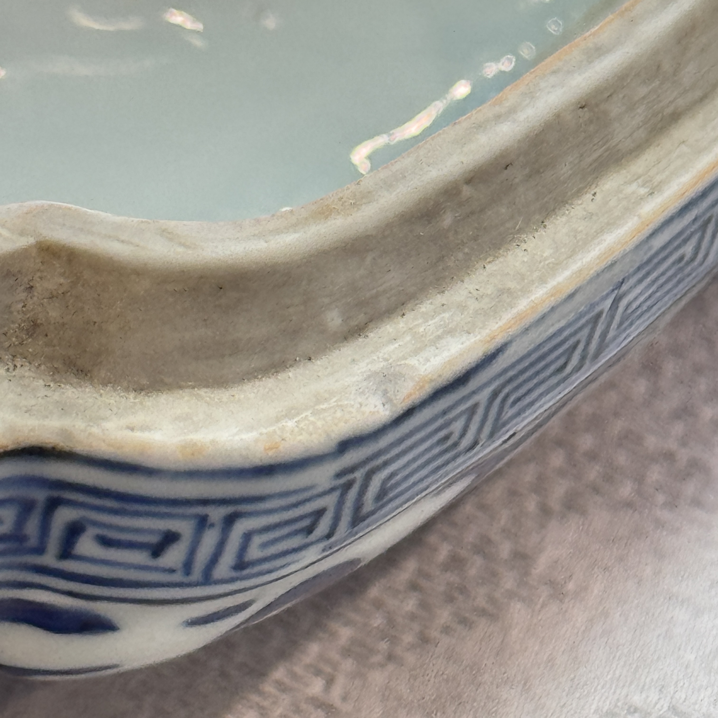 A Chinese blue and white quatrefoil 'Dragon' box and cover — 照片 38