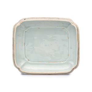 A Chinese blue and white quatrefoil 'Dragon' box and cover — 照片 9
