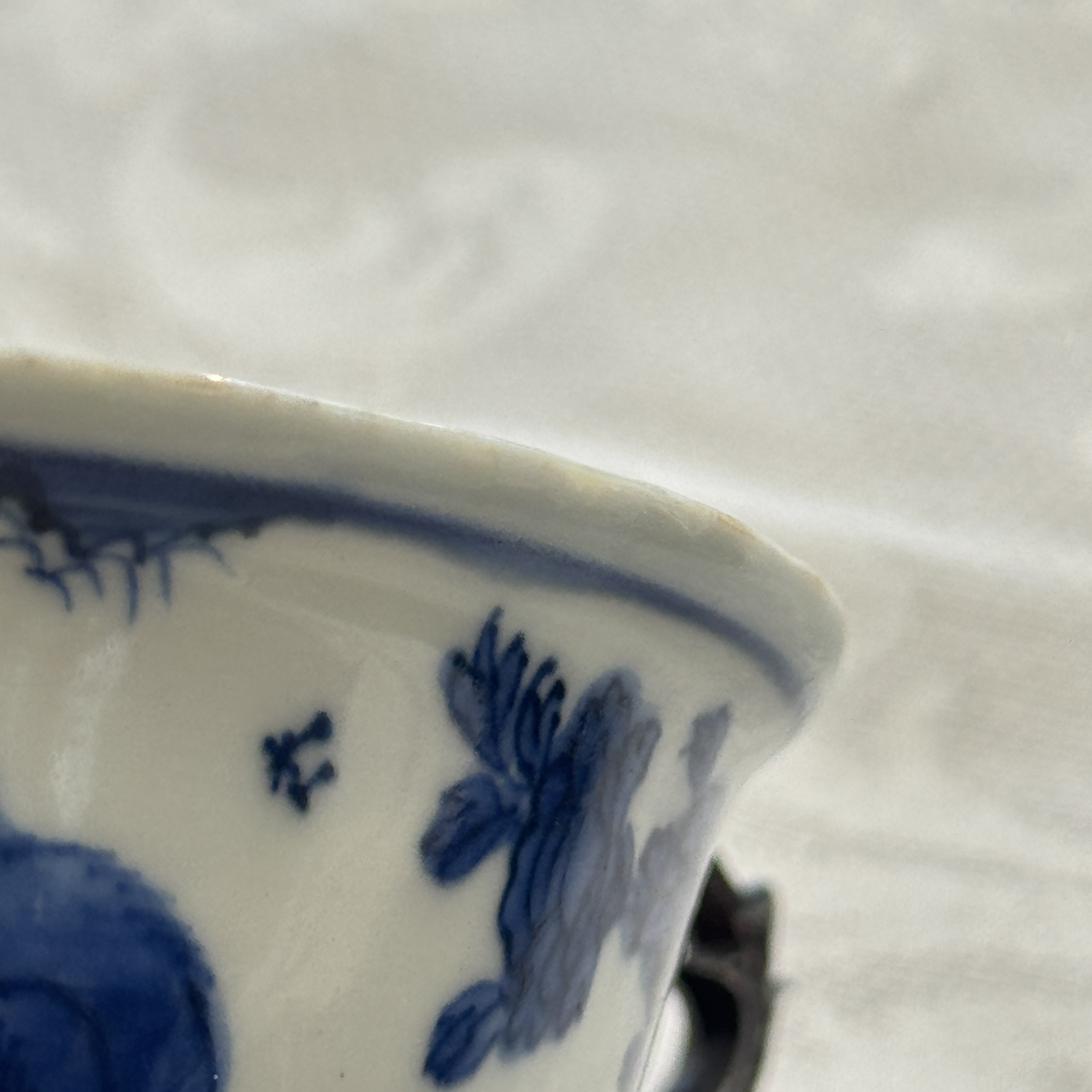 A Chinese blue and white silver-mounted 'Monkeys and Deer' bowl — foto 23