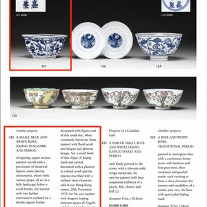 A Chinese blue and white square bowl with figural design — foto 9