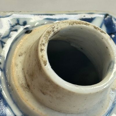 A Chinese blue and white tea caddy and cover — foto 12