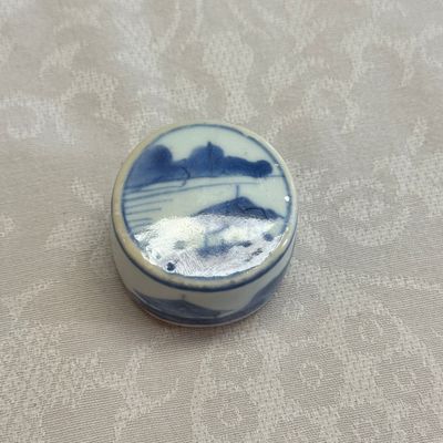 A Chinese blue and white tea caddy and cover — foto 20
