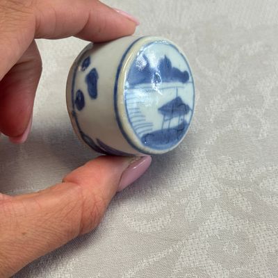 A Chinese blue and white tea caddy and cover — foto 22