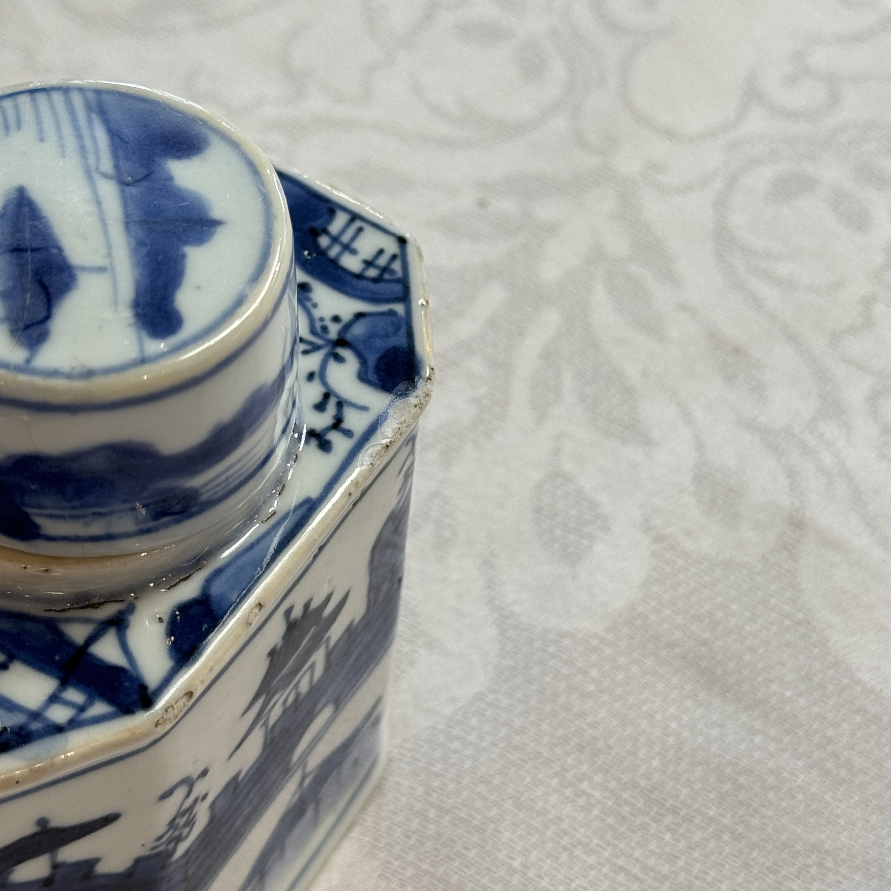 A Chinese blue and white tea caddy and cover — foto 26