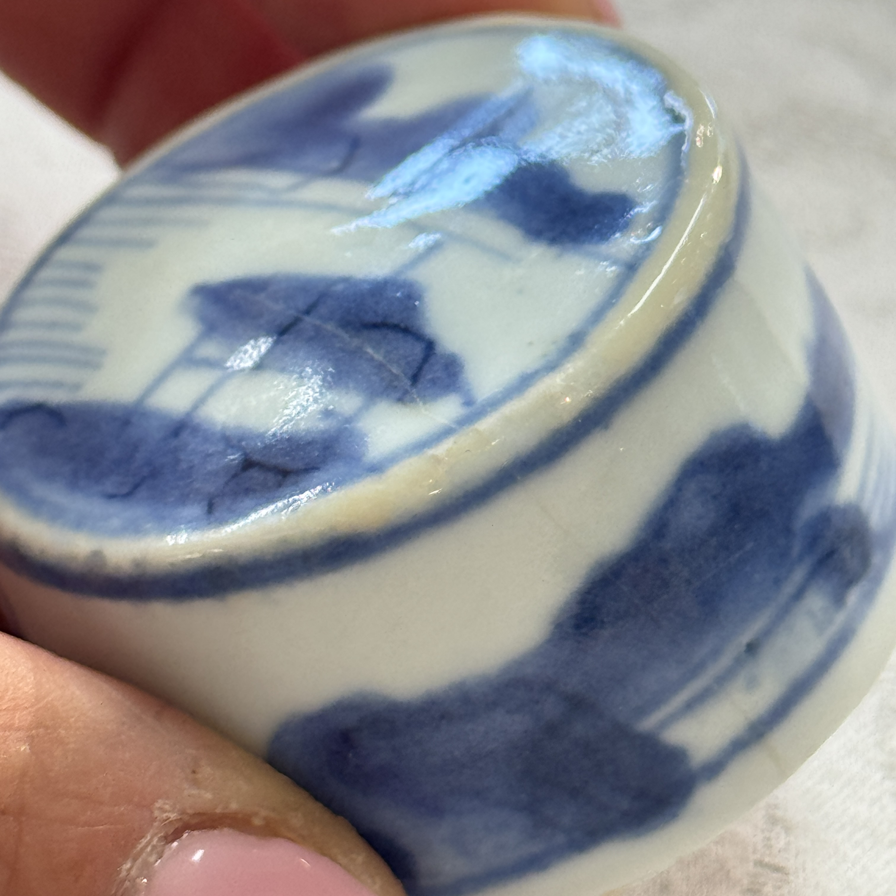 A Chinese blue and white tea caddy and cover — foto 27