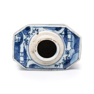A Chinese blue and white tea caddy and cover — foto 5