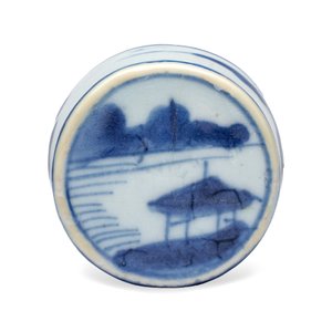 A Chinese blue and white tea caddy and cover — foto 7