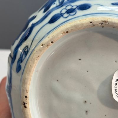 A Chinese blue and white wine pot and cover — photo 25