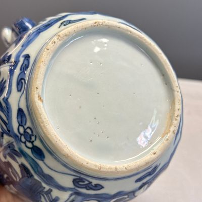 A Chinese blue and white wine pot and cover — 照片 18