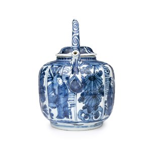 A Chinese blue and white wine pot and cover — 照片 5